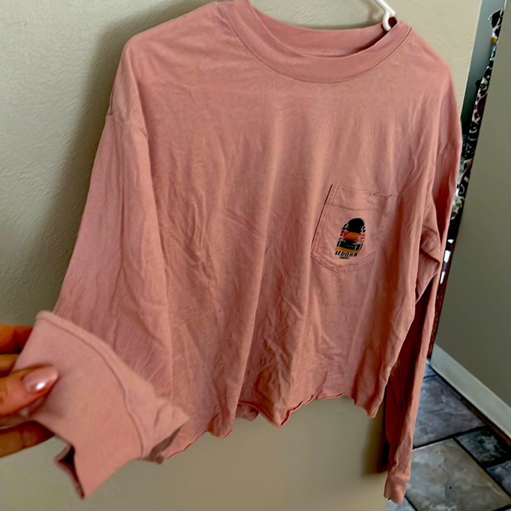 Cropped long sleeve Sedona T-shirt. Never worn.